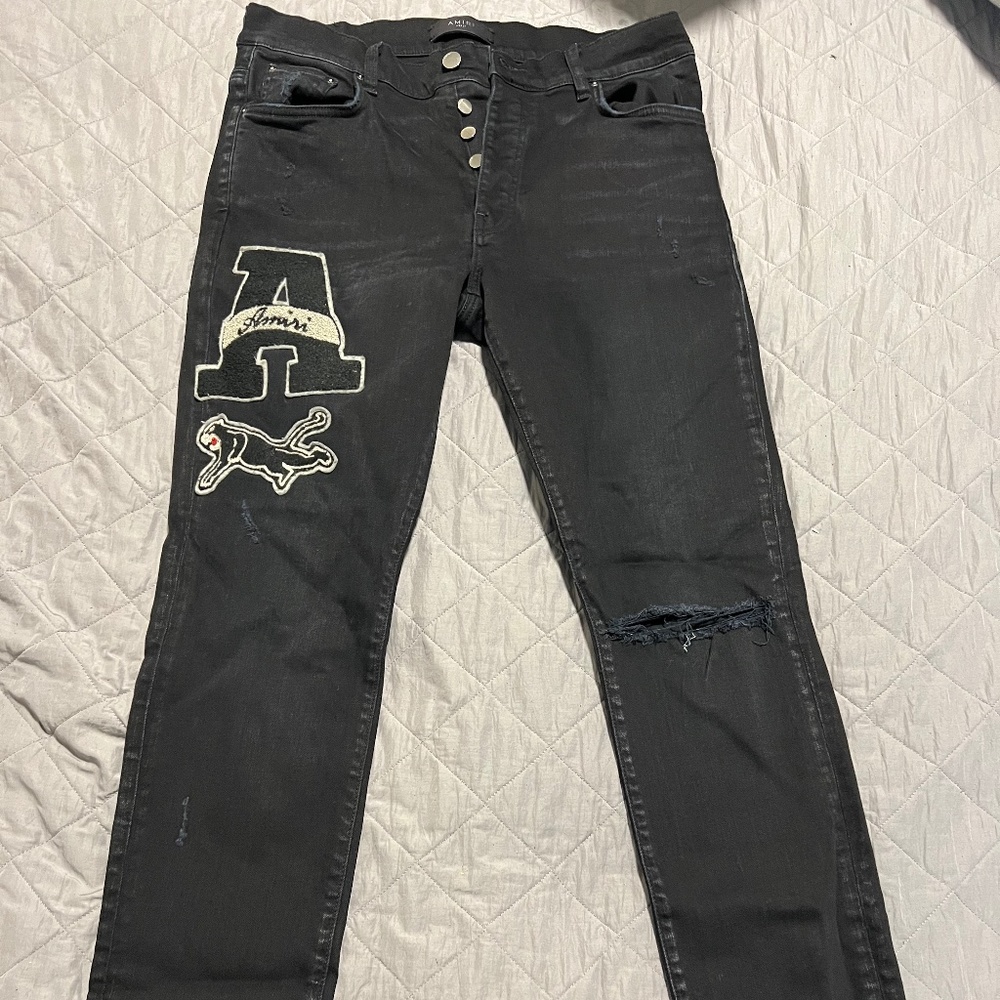 Amiri patch jeans
